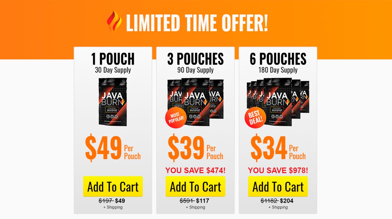 Java Burn Prices