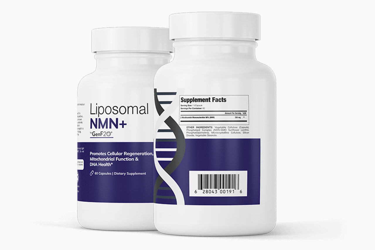 Liposomal NMN+ Supplement Facts Label
