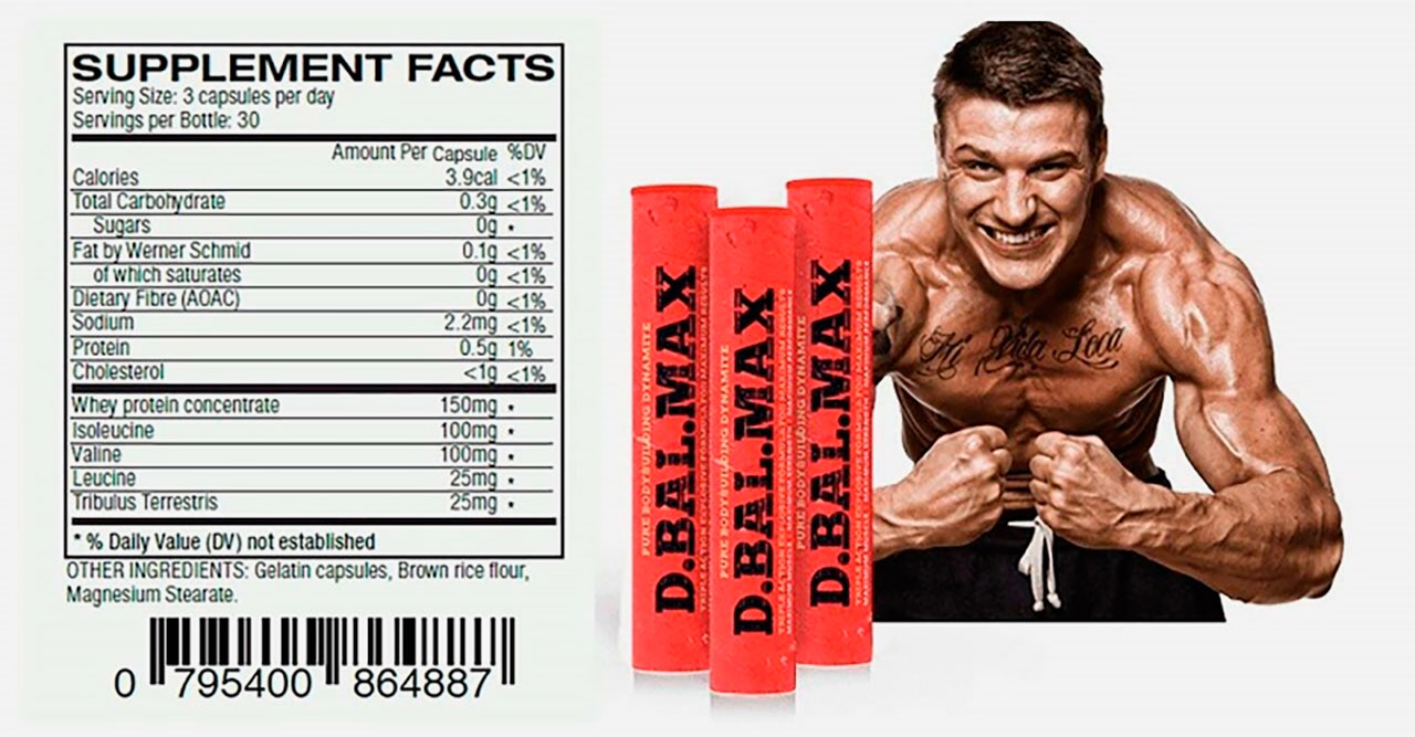 D-Bal MAX Supplement Facts