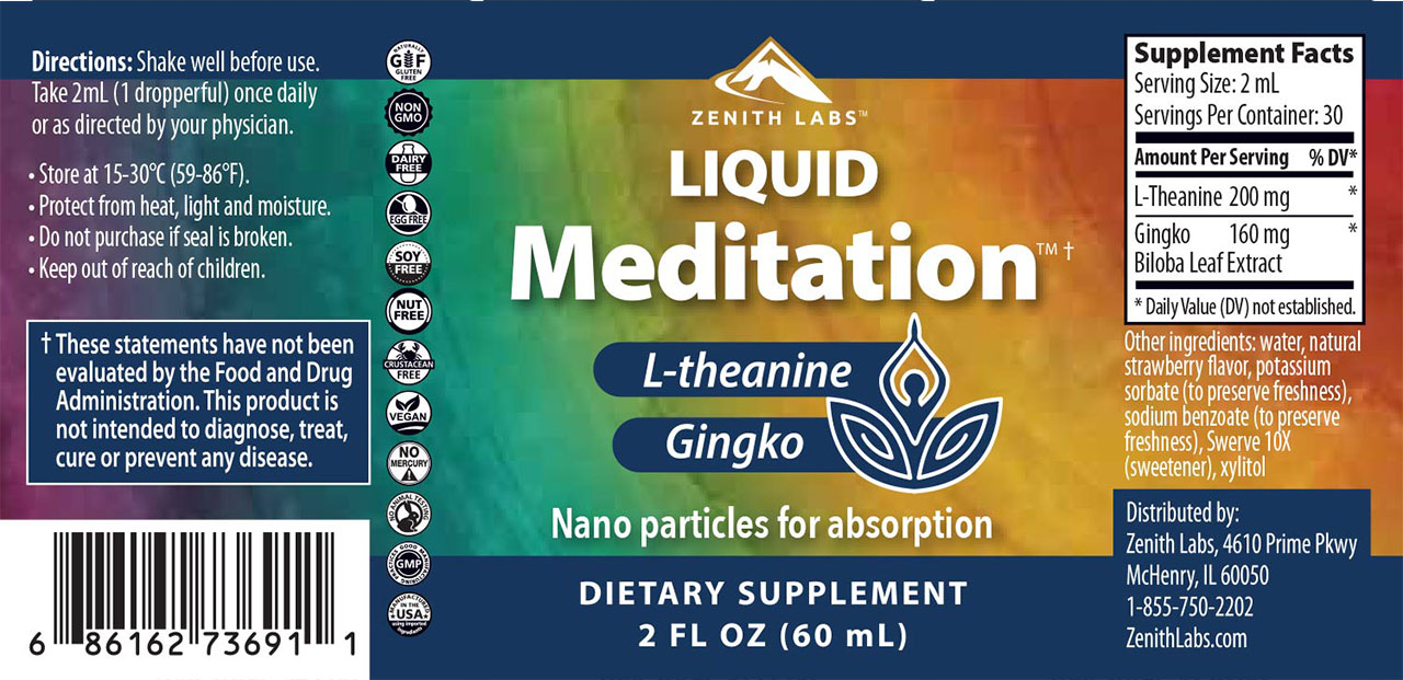 Living Meditation Ingredients