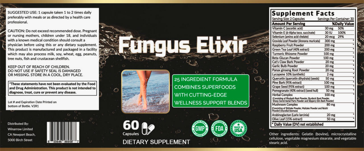 Fungus Elixir Supplement Facts