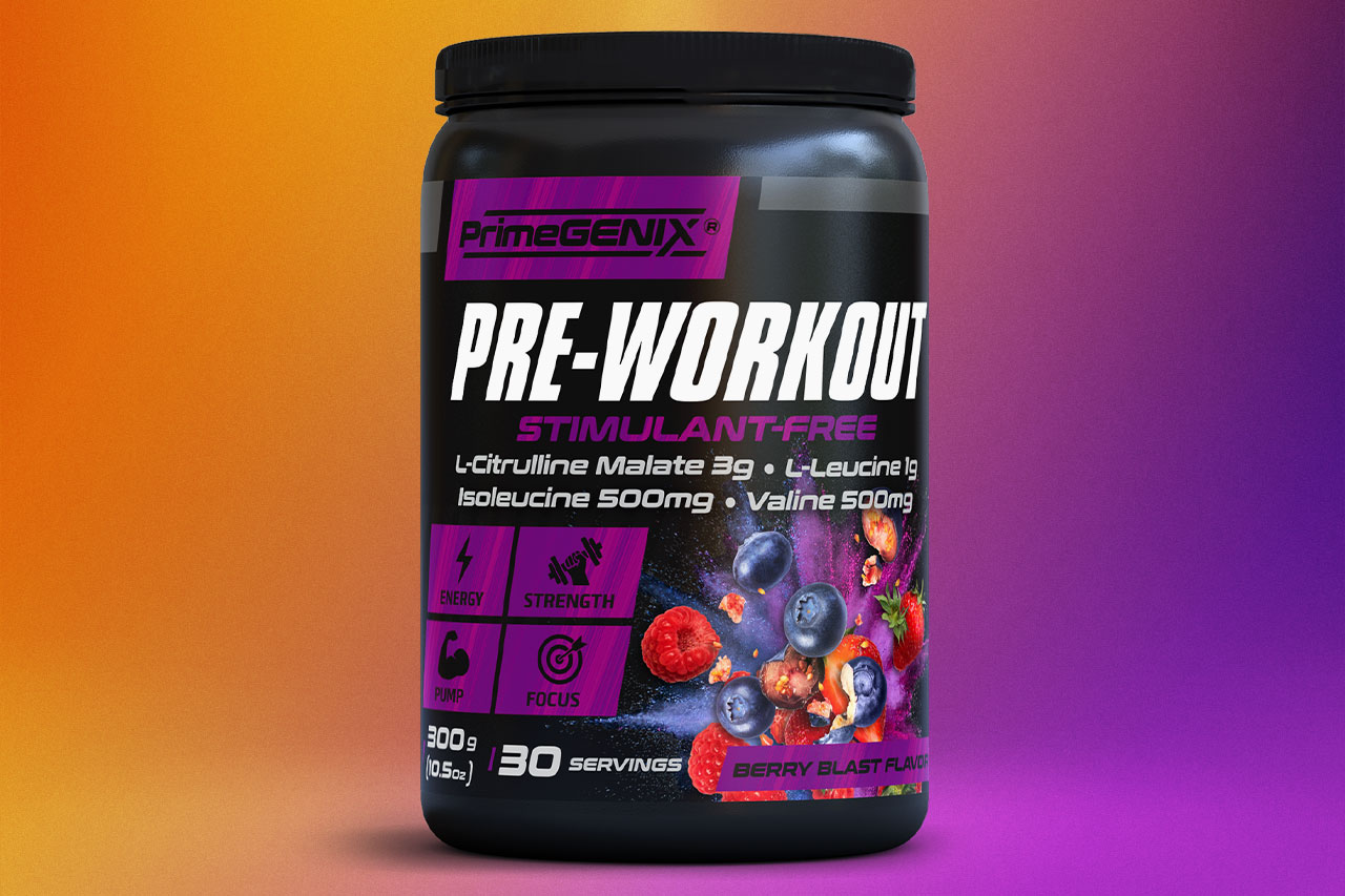 PrimeGENIX Pre-Workout Stimulant-Free