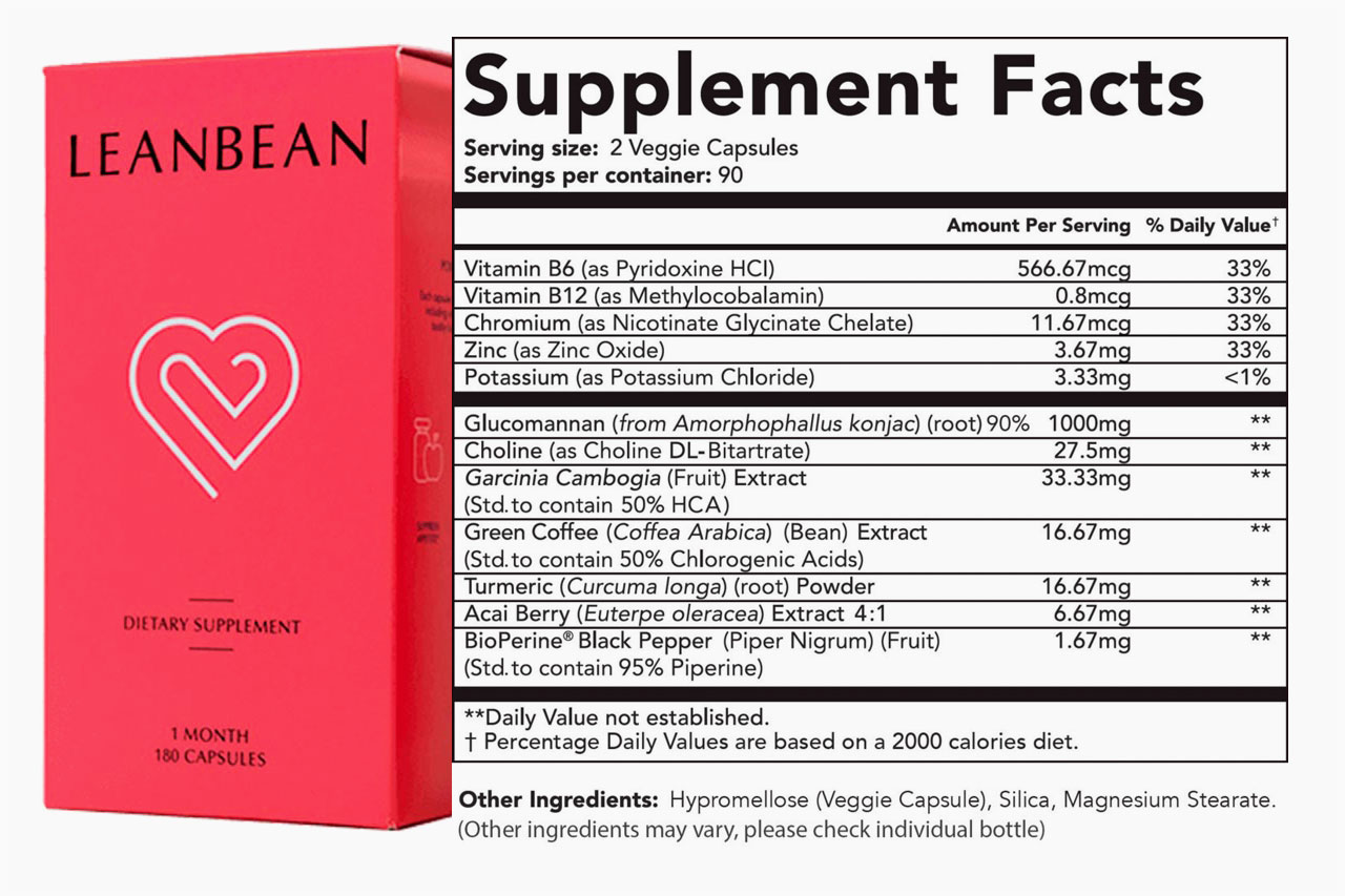 Leanbean Supplement Facts