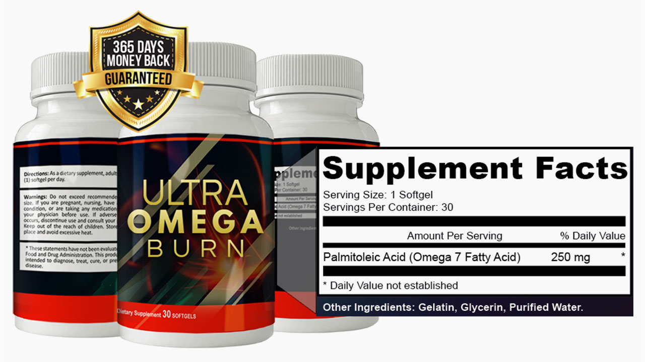 Ultra Omega Burn Supplement Facts