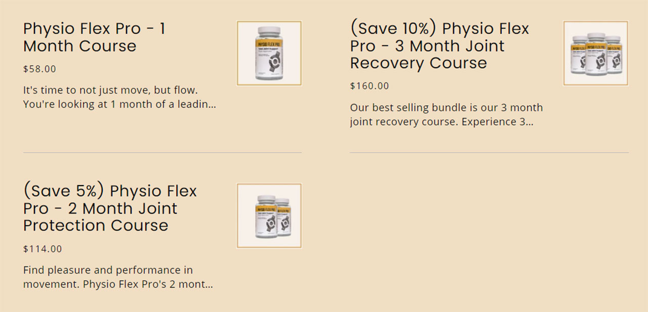 Physio Flex Pro Pricing