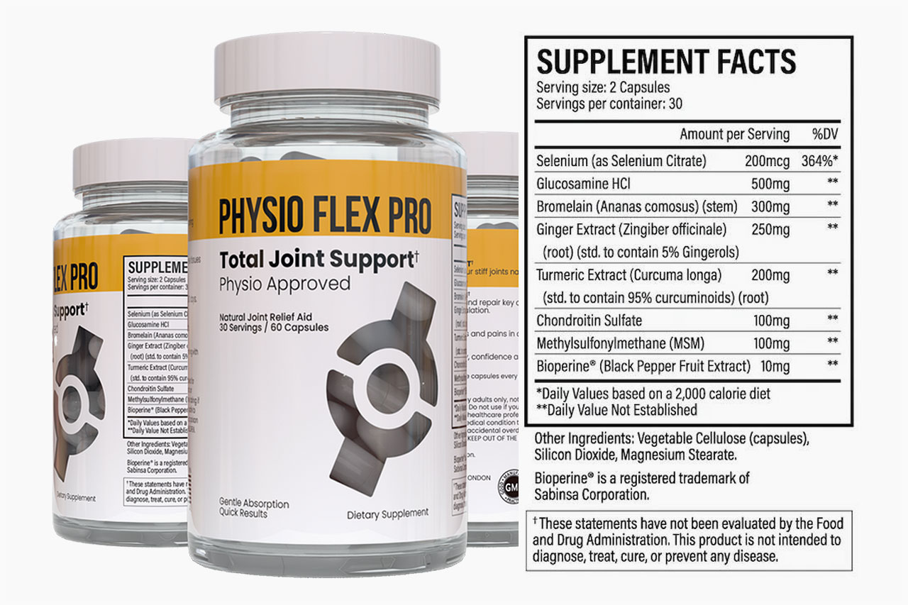 Physio Flex Pro Supplement Facts