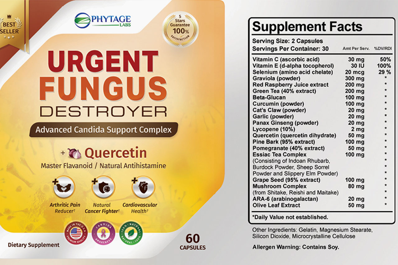 Urgent Fungus Destroyer Supplement Facts