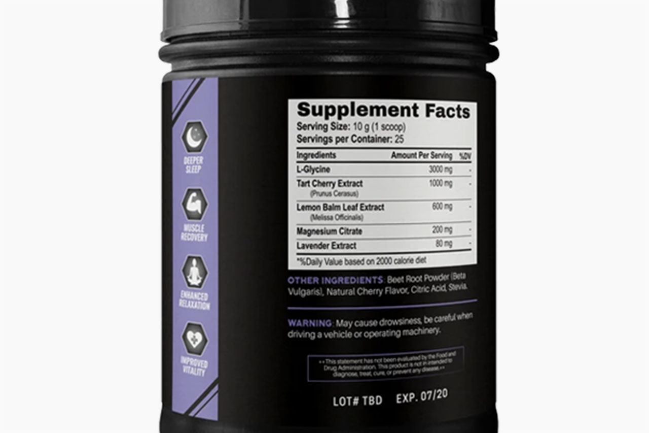 Muscle Monsters Pitch Black Supplement Facts