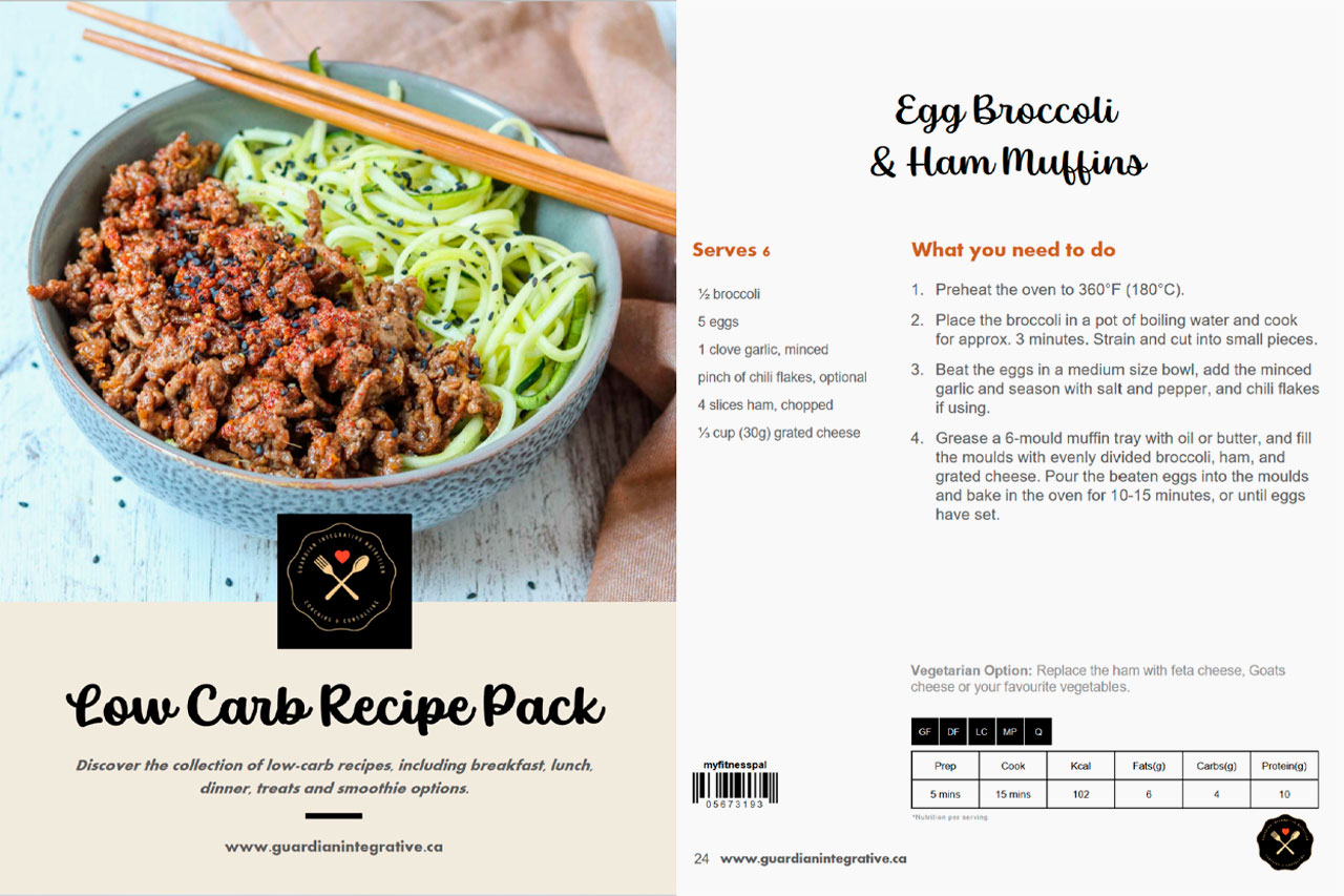 Complete Low Carb Recipe Pack