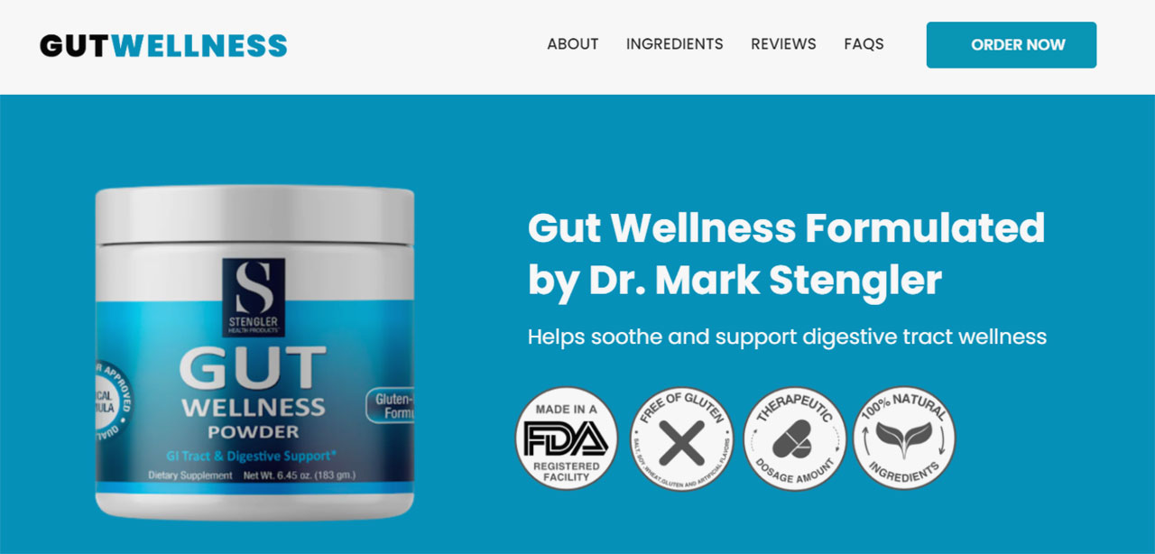 Gut Wellness Powder Order Page