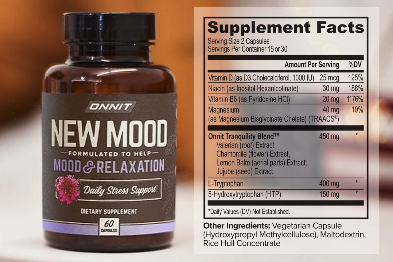 Onnit New Mood Ingredients