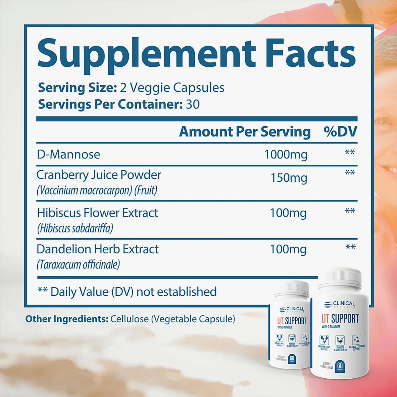 Clinical Effects UT SUPPORT Supplement Facts
