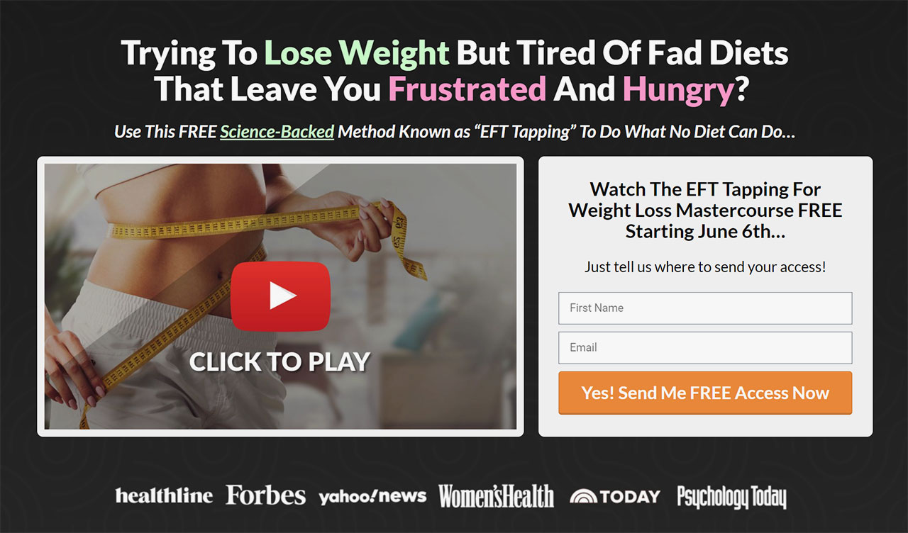 EFT Tapping for Weight Loss Mastercourse Form