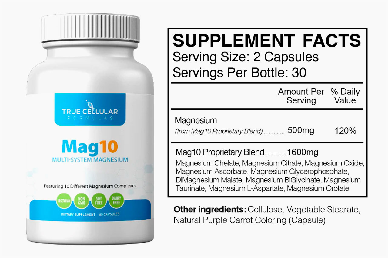Mag10 Ingredients