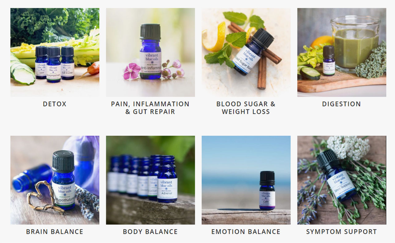 Vibrant Blue Oils Products