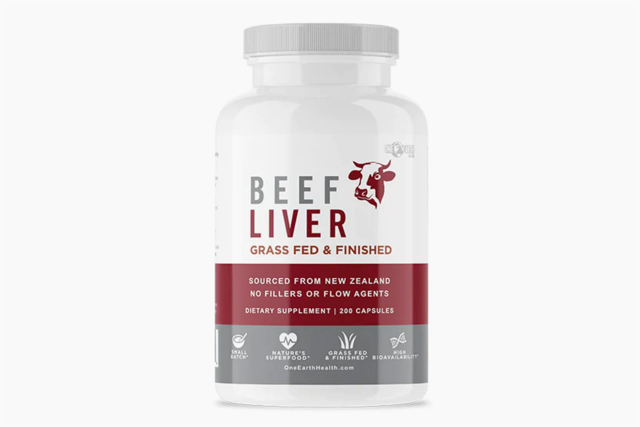 One Earth Health Grass-Fed Beef Liver
