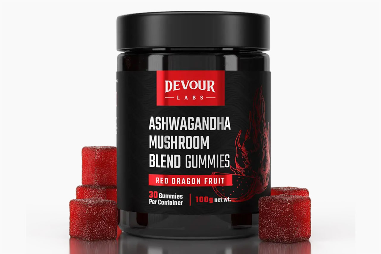 Ashwagandha + Mushroom Blend Gummies – Devour Labs