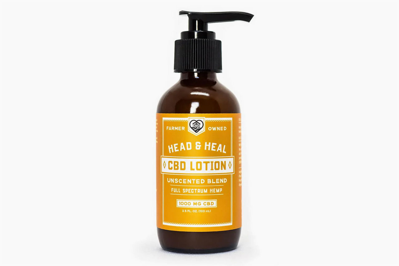 Head & Heal Unscented CBD Lotion