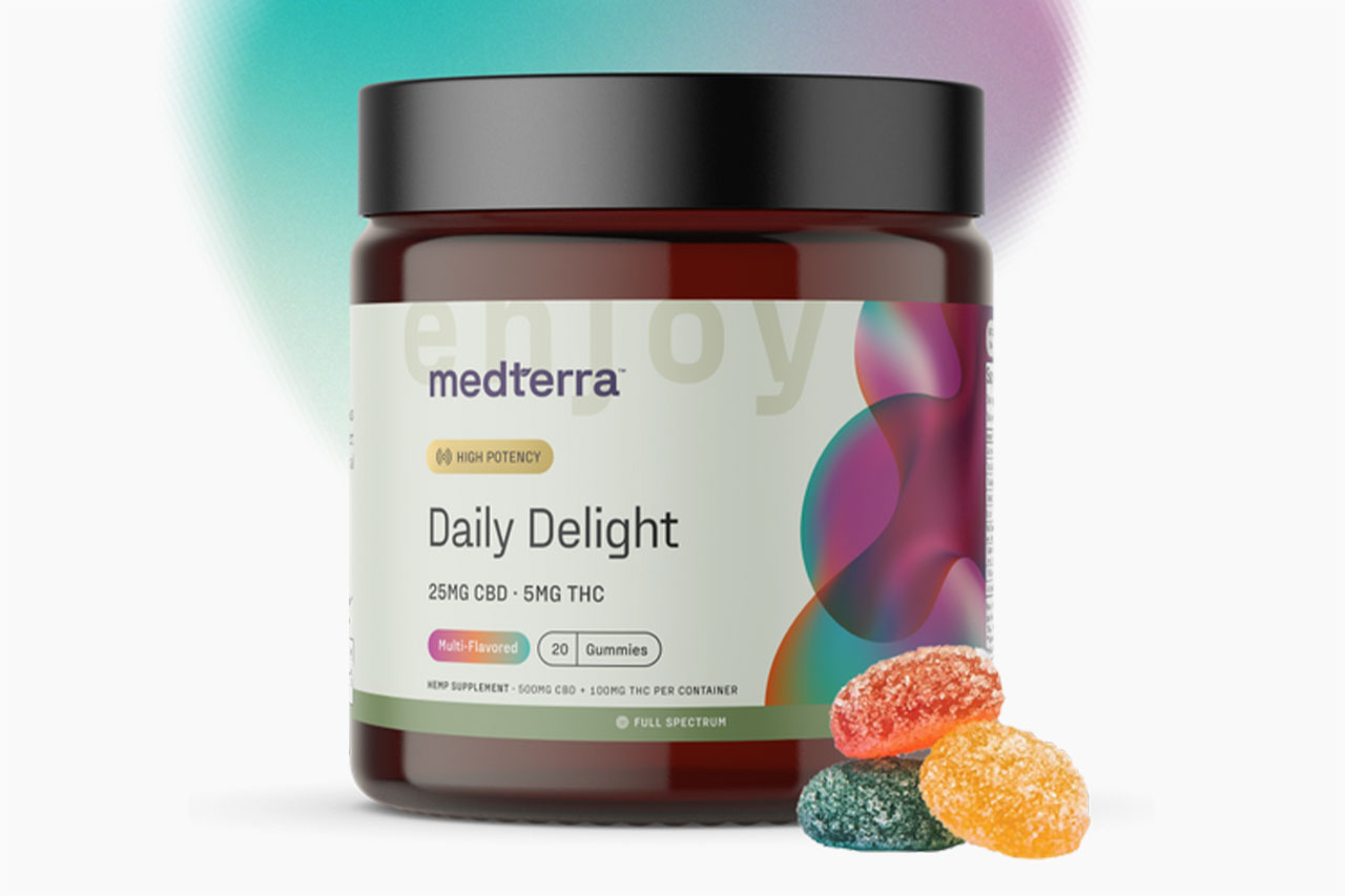 Medterra Daily Delight CBD + THC Gummies