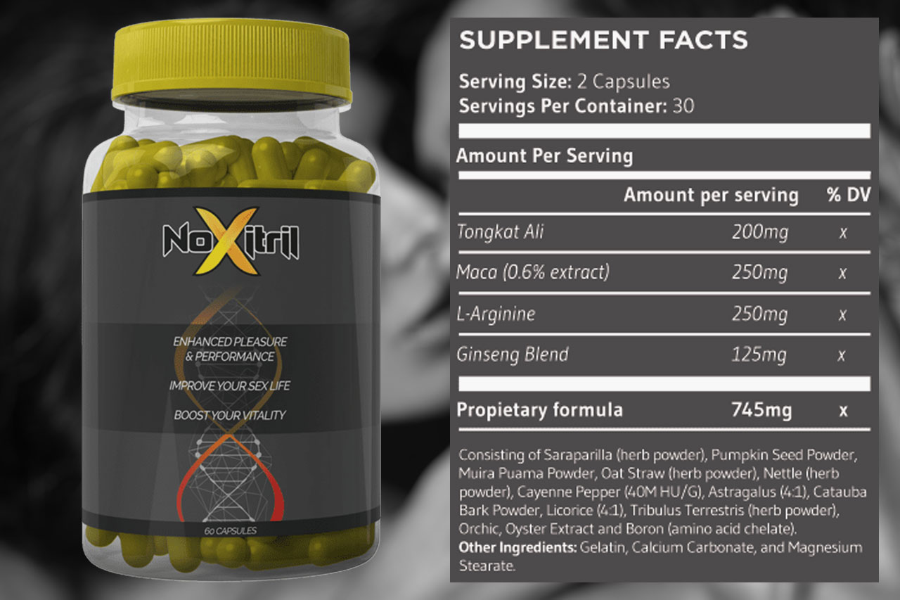 Noxitril Supplement Facts