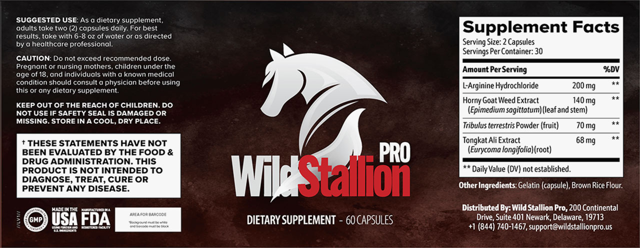 Natural Ingredients In Wild Stallion Pro