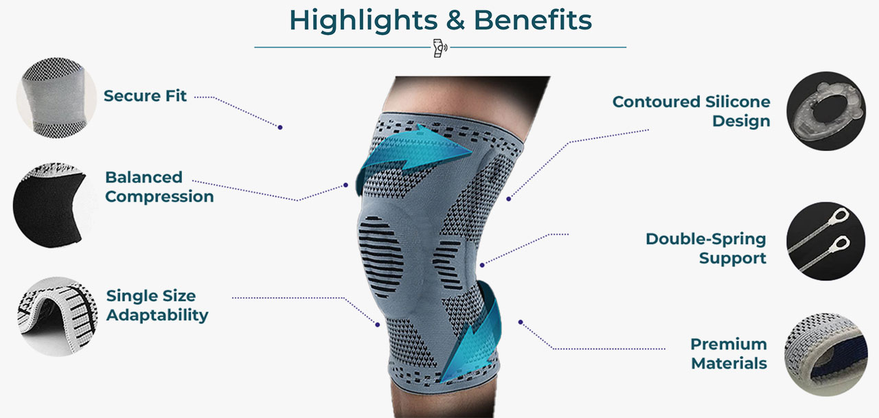 FlexiFit Knee Brace Features