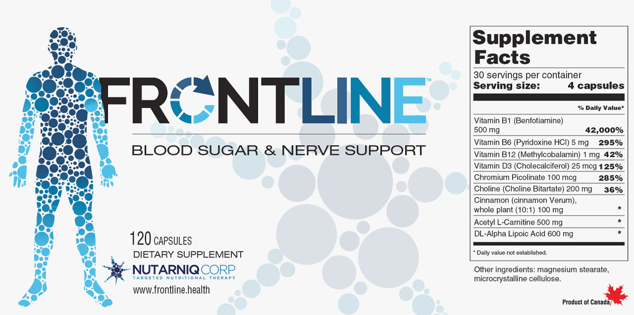  Frontline Blood Sugar & Nerve Support. Supplement Facts