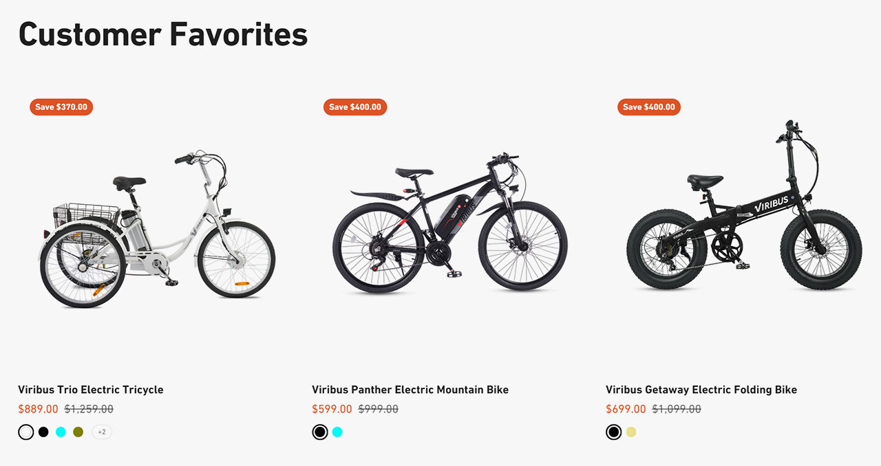The Different Types Of Viribus Bikes Products And Pricing